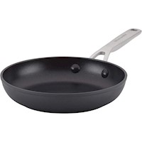 KitchenAid sartén 21 cm, inducción anodizada dura antiadherente | Negro mate